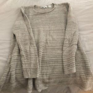 Tan/grey sweater